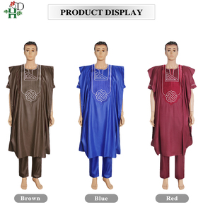 Abito Rosso Caldo H & D per Uso Quotidiano, Design Tradizionale, Abiti da Sposa Africani alla Moda - Product Image 4