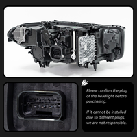 Luces Delanteras LED Premium de 6000K para BMW Serie 5 G30/G38 2018-2023, 12V, Carcasa ABS a Prueba de Polvo, Kit de Actualización Plug-and-Play