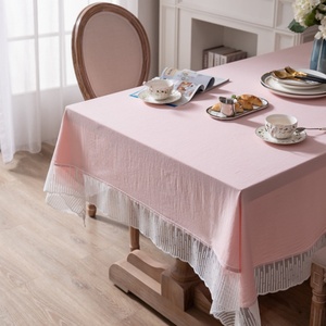 Swag Lace <b>Table</b> Skirt Ruffled <b>Table</b> Skirts Wedding <b>Table</b> Skirting with Wave Plain Party Style Solid Hotel Wholesale Customize - Product Image 3