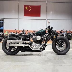 Moto Bobber V-Twin 250cc d'<span class=keywords><strong>occasion</strong></span> de haute qualité, <span class=keywords><strong>Chopper</strong></span> Hardtail personnalisé, Moto à essence d'<span class=keywords><strong>occasion</strong></span> avec pneus à flancs blancs, Certifiée CE - Product Image 4