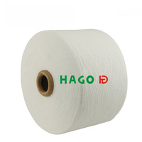 Fil de coton 100% biologique teint en masse, cardé OE, pour la fabrication de chaussettes et de gants, recyclé, pour la vente en gros