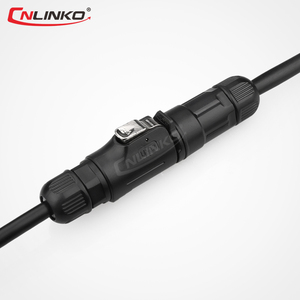 Cnlinko M12 adapter điện cắm ổ cắm 2 pin mở rộng dây kim loại Thông tư DC nối không thấm nước IP68 cho LED chiếu sáng - Product Image 5
