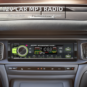 12V Car Stereo MP3 Radio Aux Entrada Panel LCD extraíble Conexión USB para Bluetooth Autoradio Tuner Car Charger-<span class=keywords><strong>PC</strong></span> MP4 Players - Product Image 3