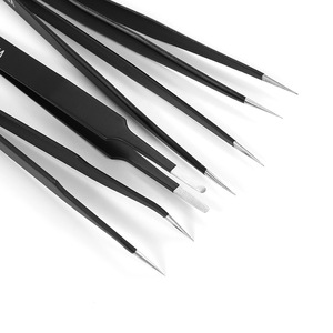 Vetus Anti-static Stainless Steel Tweezers ESD-10 To ESD-15 TS-14 TS-16 Jewelry <b>Tools</b> For DIY Rhinestone Bead Processing - Product Image 5