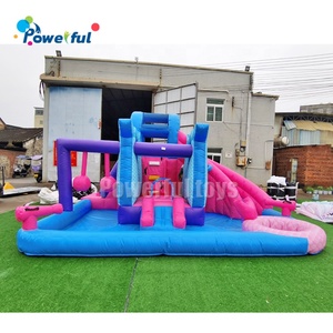 Tobogán de agua inflable de sirena para exteriores, <span class=keywords><strong>bolas</strong></span> de nailon de alta resistencia para Parque de <span class=keywords><strong>piscina</strong></span>, casa de rebote, pared de escalada, nuevo diseño de lujo - Product Image 6
