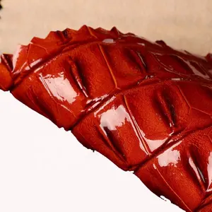 Pvc Crocodile leatherette for handbags Upholstery Leather with Crocodile emboss