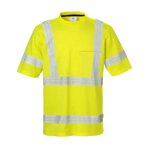 Maglietta da Lavoro Riflettente Classe 3 con Trasferimento Termico, Alta Visibilità, Personalizzabile, Fluorescente, per Uomo, <span class=keywords><strong>Edilizia</strong></span> - Product Image 6