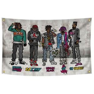 Banderas Personalizadas de Fábrica al por Mayor, 3x5 pies, 90x150 cm, Tela Premium, Colores Vivos, Buena Calidad, Banderas para Fans de Cantantes - Product Image 2