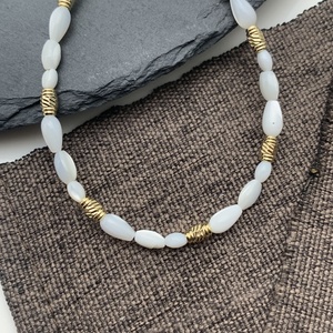 Thanh lịch Bohemian Retro chuỗi tuyên bố Vòng đeo tay hình học đính cườm thiết kế tiên tiến mạ vàng đồng Rhodium mạ danh sách mới - Product Image 2