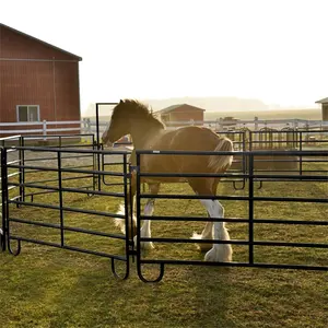 2024 high quality Galvanized metal cattle corral livestock farm yard fence panels for sale