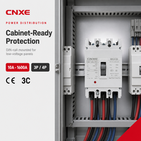 CNXE CHM1-400L/3300 3P 400A MCCB Pemutus Sirkuit Tipe Cetak 100kA Icu Electronic Trip AC400/690V 50Hz Plastik Cina Zhejiang
