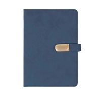 Cuaderno A5 de Diseño de Alta Gama con Cubierta Extra Gruesa de Cuero Sintético Suave, Estilo Ejecutivo Minimalista y Elegante con Cierre Magnético