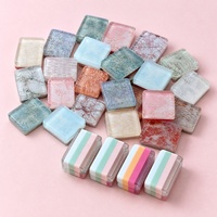 Tuiles de Mahjong de Luxe Bleues Effet Ondulation d'Eau en Acrylique – Articles en Stock pour Clubs et Fêtes de Mahjong