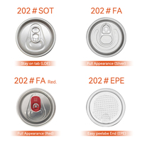 330mL 500mL Aluminium Can Packing Metal Cans Imprimé Can Custom jusqu'à 8 Couleurs