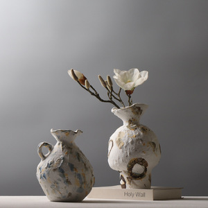 Vase à fleurs en céramique 100% personnalisé fait à la main, ornement en <span class=keywords><strong>porcelaine</strong></span>, vase à fleurs de table en céramique, vases de luxe - Product Image 1