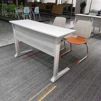 Ensemble Chaise et Bureau Double Moderne Très Vendu pour Étudiants (École et Collège) – Idéal pour Chambre et Étude