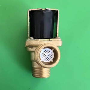 Válvula Solenoide de Entrada Vertical de 90 Grados con Rosca Externa de 4 Puntos, Válvula de Control de Cobre para Entrada y Salida - Product Image 1