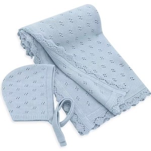 Manta de Bebé Tejida en Fábrica, 100% Algodón Orgánico, Envoltura, Cobija, Manta de <span class=keywords><strong>Punto</strong></span> <span class=keywords><strong>para</strong></span> Recién Nacido, Cubrecama Suave - Product Image 2