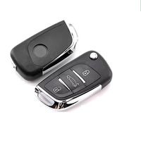 Télécommande de porte-clés de voiture sans fil à code roulant Télécommande à 3 boutons pour systèmes de verrouillage central des portes de voiture Fabricant