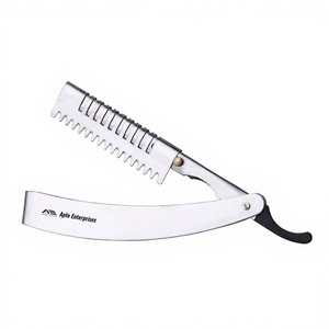 Wholesale Price Unique Design Folding Razor for Professional Grooming Stainless Steel <b>Blade</b> Straight <b>Barber</b> Razors - Product Image 1