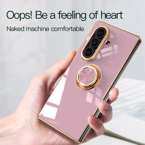 Funda de teléfono de TPU suave chapado en oro brillante para <span class=keywords><strong>Samsung</strong></span> <span class=keywords><strong>Galaxy</strong></span> <span class=keywords><strong>Z</strong></span> Fold 7 <span class=keywords><strong>Flip</strong></span> 6 5 4 <span class=keywords><strong>3</strong></span> - Product Image 5