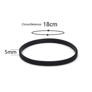 Bracelet de fitness en silicone et caoutchouc multicolore, très vendu, pour hommes, femmes et enfants, cadeau promotionnel - Product Image 2