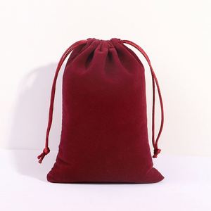 Black Velvet Modern Recyclable Jewelry <b>Pouches</b> <b>Drawstring</b> Bags for Necklace Earrings Organizer Custom Logo & Size Christmas - Product Image 5