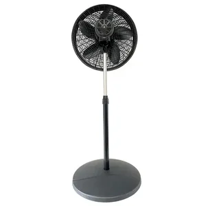 Ventilateur sur pied personnalisable à 5 pales, réglage <span class=keywords><strong>de</strong></span> la vitesse du vent sur trois niveaux, rotation à 70 degrés - Product Image 4