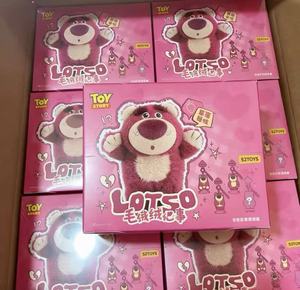 ของแท้ 4 ชิ้น/ชุด ของเล่นทอยสตอรี่ ชุดสายคล้องโทรศัพท์แบบสุ่ม กล่องสุ่ม ตุ๊กตาหมีสตรอว์เบอร์รี่น่ารัก ของตกแต่ง พวงกุญแจ - Product Image 2