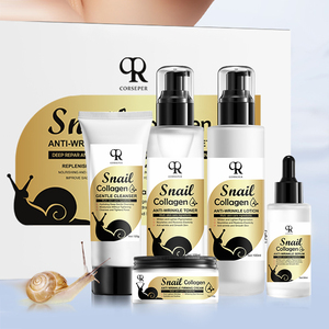 Produits de soin de la peau à base de collagène et d'escargot, série professionnelle, vente chaude, ensemble de 5 pièces, ensemble de soins de la peau - Product Image 6