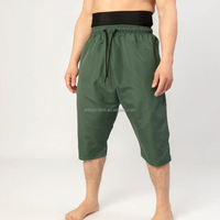 Short de bain pour hommes musulmans Willson, coupe large, en nylon et polyester respirant, pour la natation et les activités aquatiques.