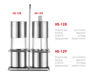 Offre Spéciale – Moulin à Poivre Électrique en Acier Inoxydable, Alimenté par Piles, Argenté, pour Épices et <span class=keywords><strong>Sel</strong></span> Marin – Vente en Gros - Product Image 5