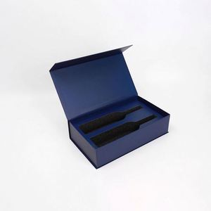 Creative Luxury High-End Double Bottle Wine Gift <b>Box</b> Magnetic Lid Recycled Materials Eco-Friendly Portable Art Paper <b>Folders</b> - Product Image 4