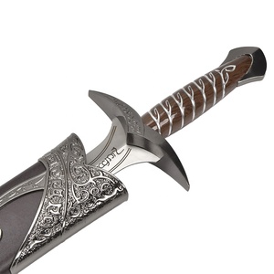 Espada de 79 cm, Réplica Hecha a Mano del Cuchillo de Frodo Baggins de El <span class=keywords><strong>Hobbit</strong></span>, 440ss Blade, Espada de Juguete del Señor de los Anillos, Acero Real - Product Image 3