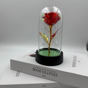 Regalo novedoso, flores rosas eternas, cúpula de cristal, luz LED, Galaxia, <span class=keywords><strong>rosa</strong></span> para regalo del Día DE LA Madre - Product Image 4