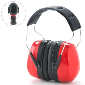 Over the head noise reduction ear defenders with adjustable headband noise cancelling headphones safety earmuffs ear muffs