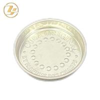 Tapa de hojalata elástica personalizada, a prueba de fugas, reutilizable, para envases cilíndricos de papel de 200 ml