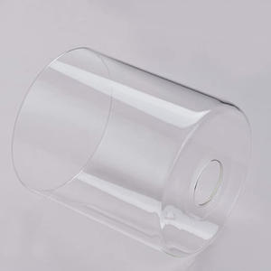 Moderner Zylinder Transparenter Klarglas-Lampen schirm für Stehlampen Kronleuchter Pendel leuchte Ersatz lampen schirm - Product Image 1