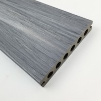 Revêtement de terrasse WPC moderne européen, anti-humidité, antistatique, ignifuge, en PVC plastique pour usage extérieur domestique, écologique, résistant aux moisissures