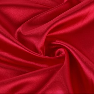 Haute qualité chine gros Poly Stretch lustre soyeux Satin tissu <span class=keywords><strong>au</strong></span> mètre pour filles robes carnaval vêtements également pour jouets - Product Image 1