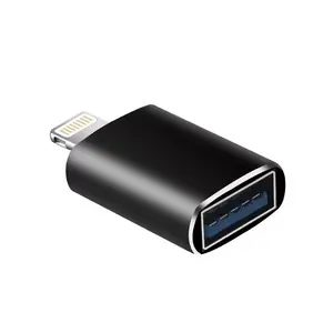 Para Apple macho USB a USB3.0 A hembra adaptador OTG Cable para iPhone o adaptador