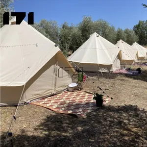 2024 sıcak satış ağır pamuk tuval çöl kamp Safari çan çadır s glaçan çadır