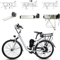 Batterie de vélo électrique OEM 48V 36V 10.4Ah 11.6Ah 13Ah 14.5Ah 16Ah, pack lithium-ion pour porte-bagages arrière, fournisseur B2B personnalisé