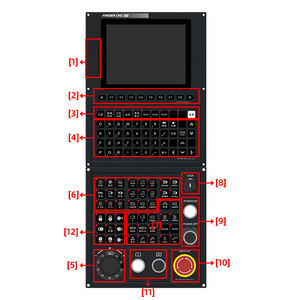 מכירה לוהטת <span class=keywords><strong>8</strong></span> אינץ Lcd תצוגת 3 ציר 5 ציר Cnc טחינת מחרטה בקר Cnc מערכת - Product Image 2