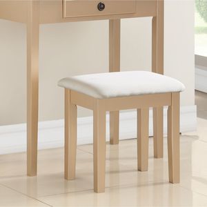 Tocador de maquillaje DB Moniys con espejo iluminado y juego de taburetes para uso en el dormitorio del hogar - Product Image 5