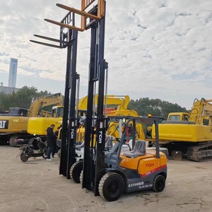 Original Shanghai China Used TCM Diesel <b>Forklift</b> 3ton with Gearbox Pump High Efficiency for Report & Video Inspection for Sale - Product Image 6