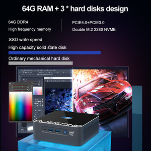 Mini PC <span class=keywords><strong>Intel</strong></span> <span class=keywords><strong>Core</strong></span> <span class=keywords><strong>I9</strong></span> 12900HK de 12.ª Generación, 14 Núcleos, 20 Subprocesos, Sistema Operativo Win11, 2*M.2 NVME, 2*LAN, Mini Ordenador para Juegos, Oferta S600 - Product Image 6