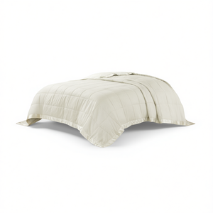 Edredón Extra Grande Alternativo a Plumón, Acolchado, Color Sólido, para Todas las Estaciones, Poliéster, Estilo Minimalista - Product Image 1