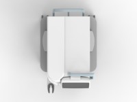 Boîtier vertical en ABS moulé sur mesure avec affichage pour équipement médical et esthétique, service de moulage par injection OEM