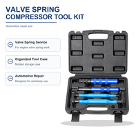 Kit d'outils de compression de ressort de soupape, outil de démontage et d'installation de ressort de soupape de moteur pour la réparation automobile